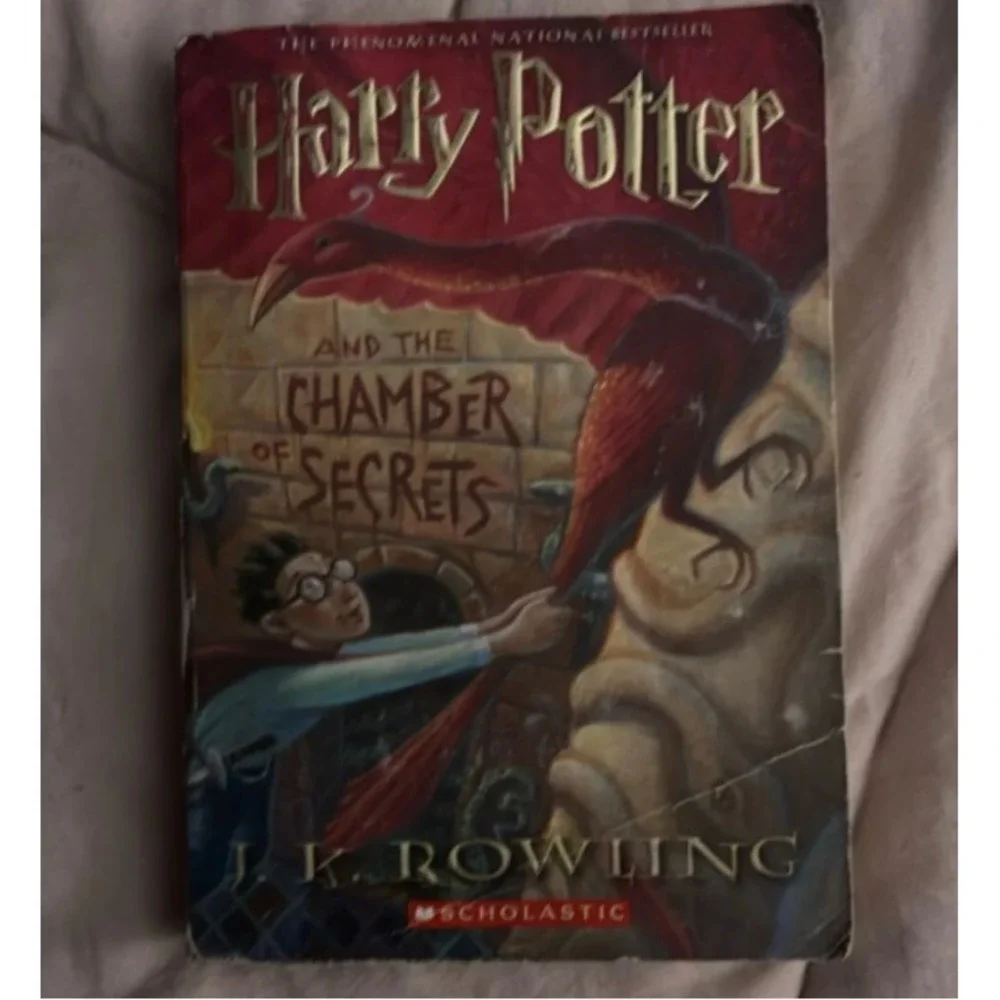 Harry Potter and the Chamber of Secrets J.K. Rowling Scholastic Paperback Book